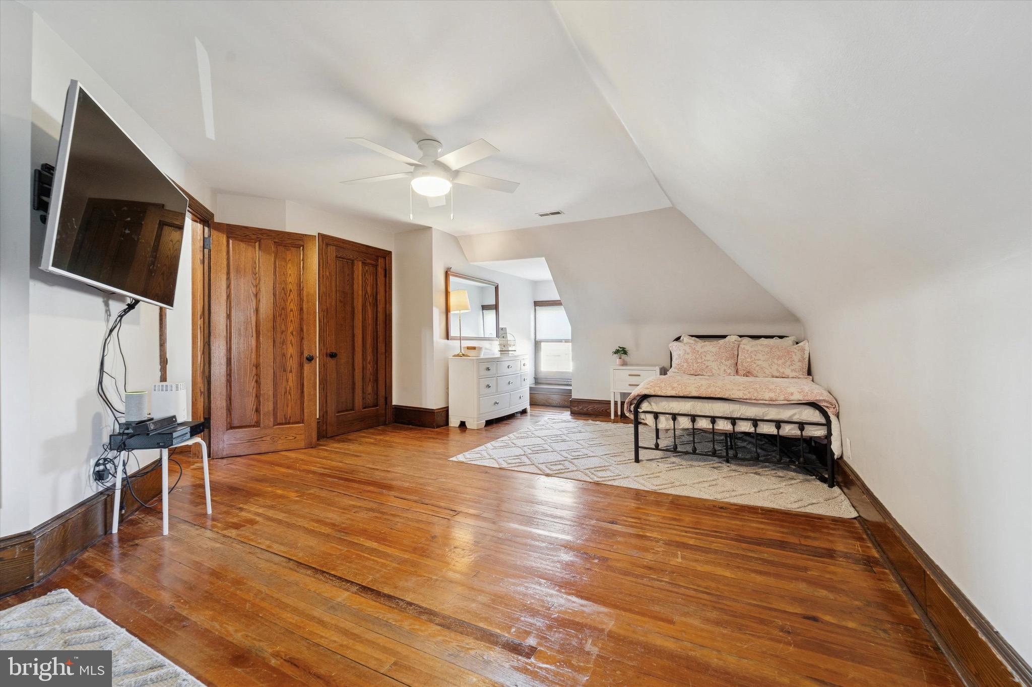 204 East Manoa Road Havertown, PA 19083 - Photo 55 of 80 a bedroom with furniture and a flat screen tv