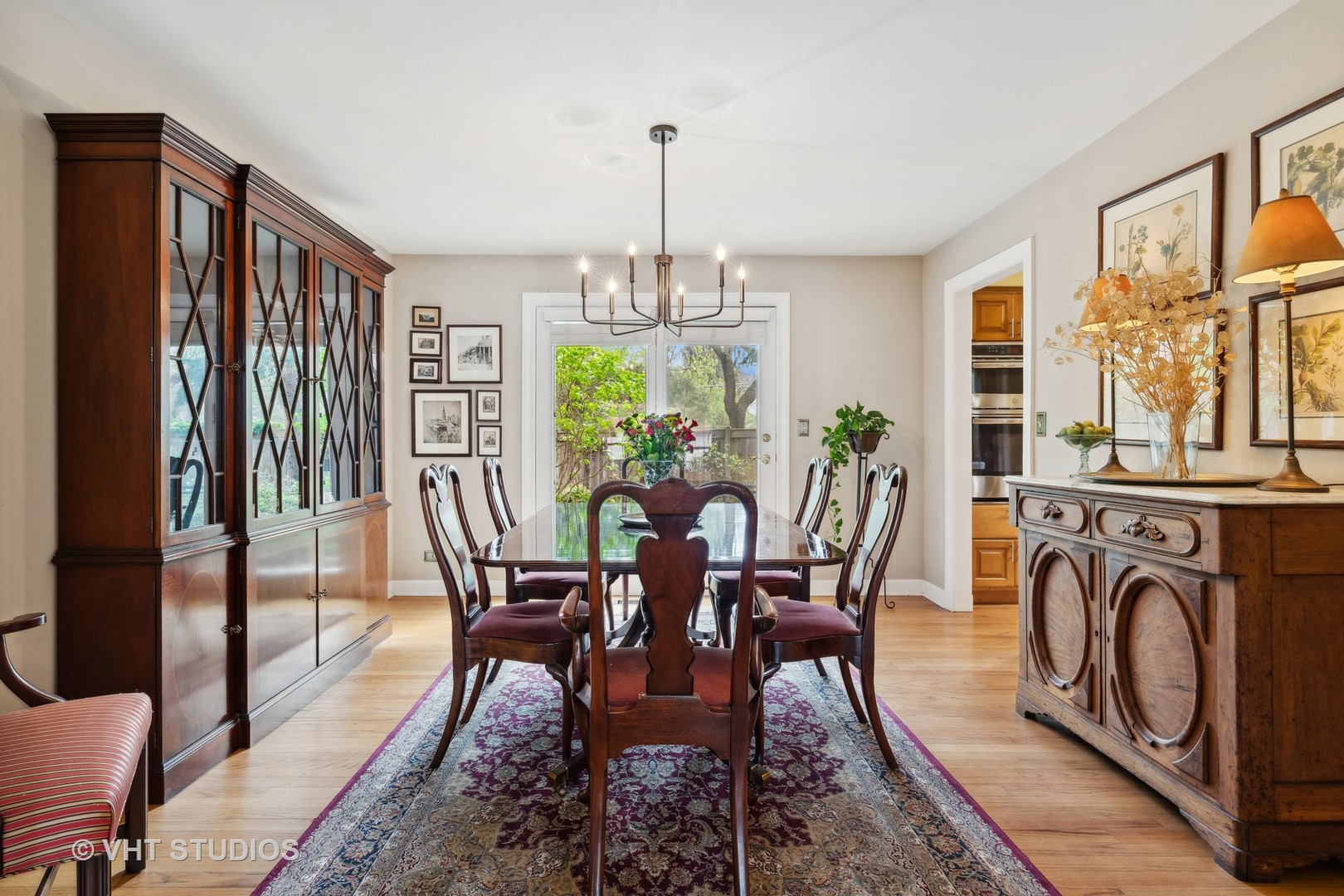 803 Hibbard Road Wilmette, IL 60091 - Photo 5 of 23 a view of a dining room with furniture window and outside view