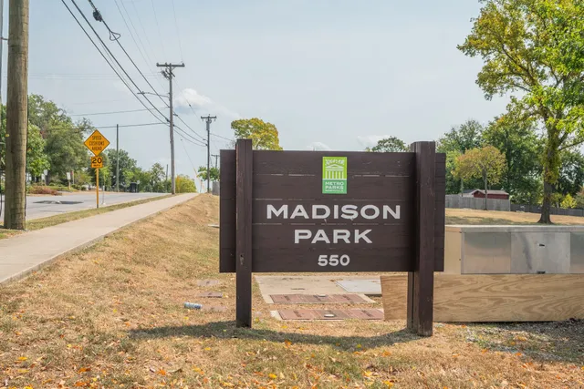 a view of a sign board