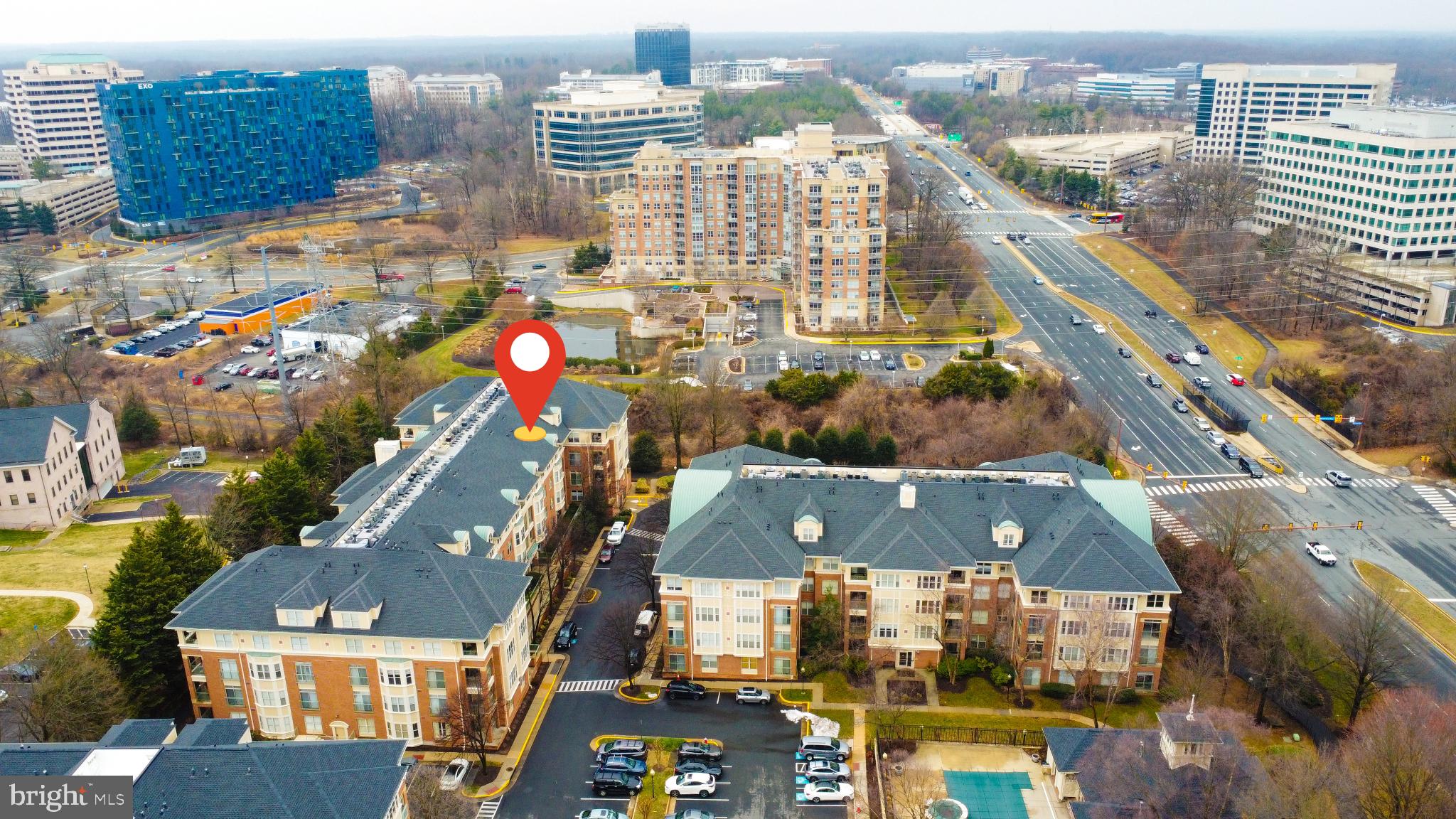 1855 Stratford Park Place, Unit 310 Reston, VA 20190 - Photo 48 of 62 a view of city with tall buildings