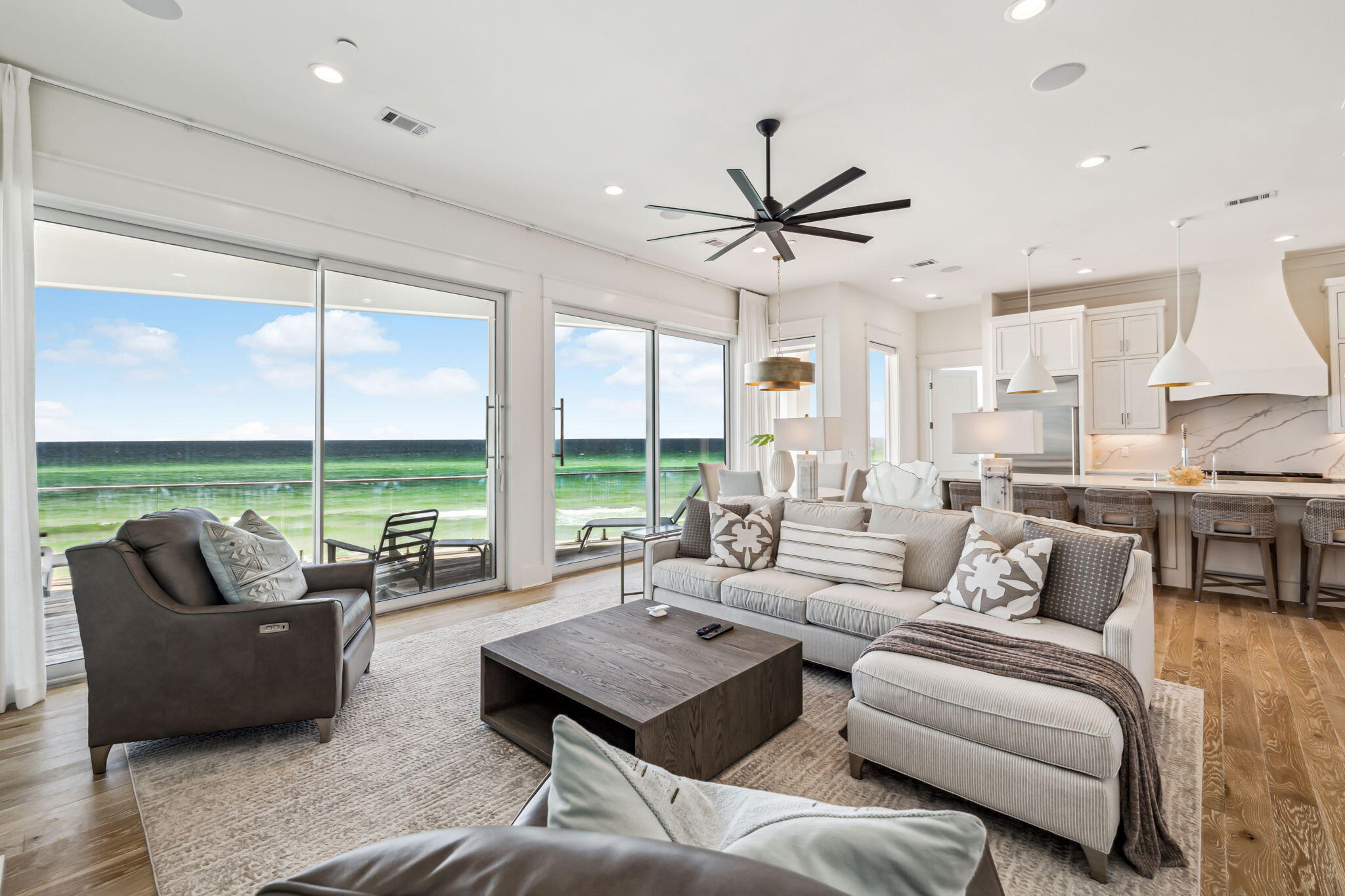 323 Pompano St Inlet Beach Inlet Beach, FL 32461 - Photo 21 of 79 a living room with furniture and a large window