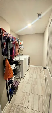 a view of a room with storage and utility