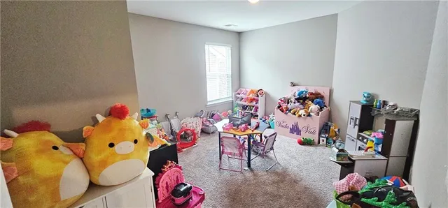 a play room with toys
