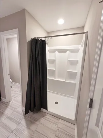 a view of closet area