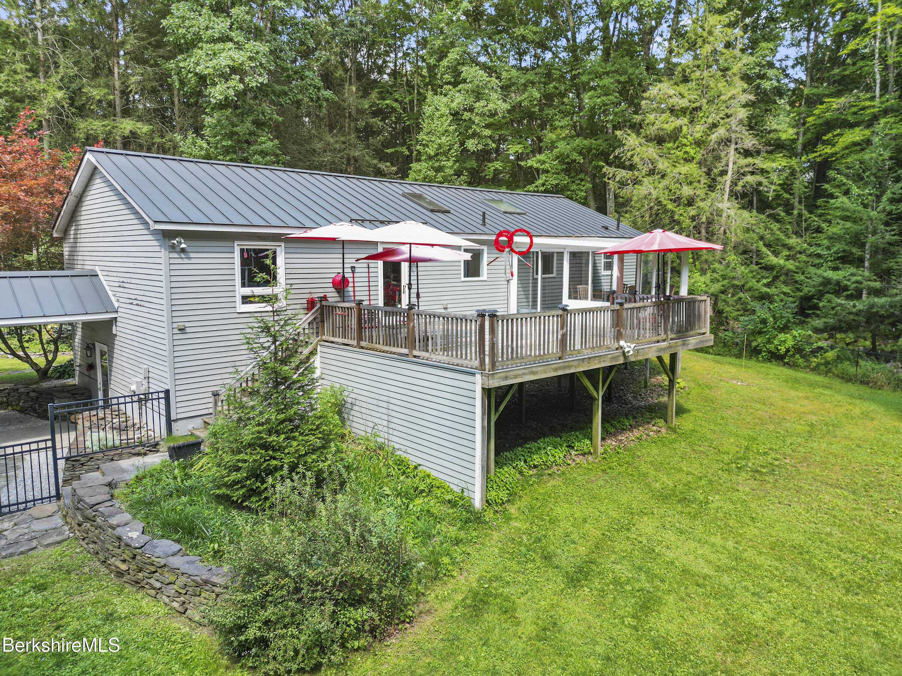 128 Rannapo Road Sheffield, MA 01257 - Photo 38 of 40 House and deck