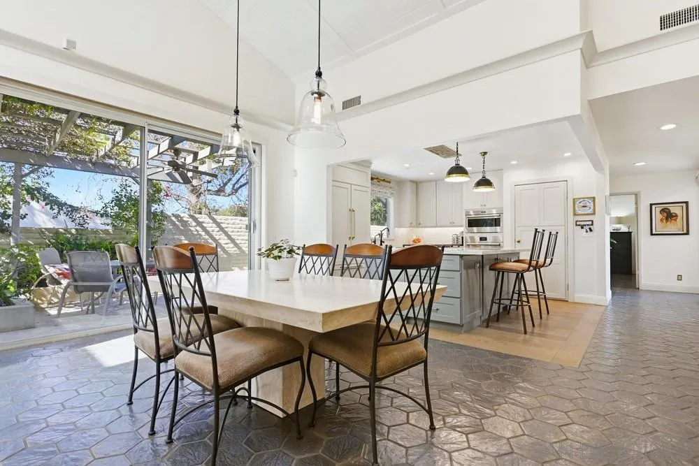 16057 El Tae Road, Unit 31 Pauma Valley, CA 92061 - Photo 1 of 25 a view of a dining room with furniture and a chandelier