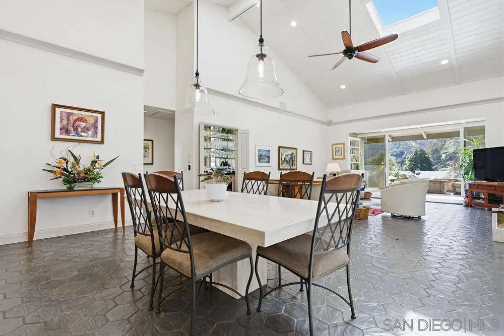 16057 El Tae Road, Unit 31 Pauma Valley, CA 92061 - Photo 12 of 25 a view of a dining room with furniture window and outside view