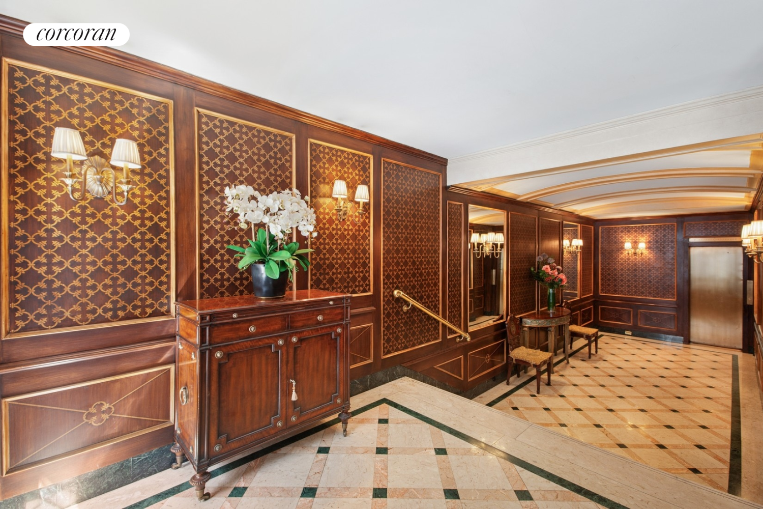 55 East 72nd Street, Unit 11N Manhattan, NY 10021 - Photo 12 of 14 a view of a living room and bathroom