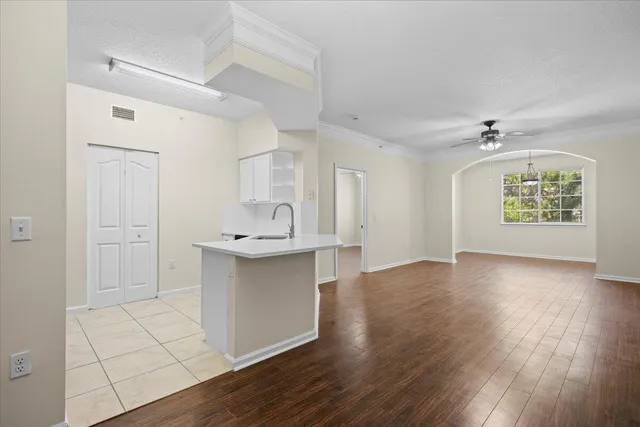 wooden floor in an empty room