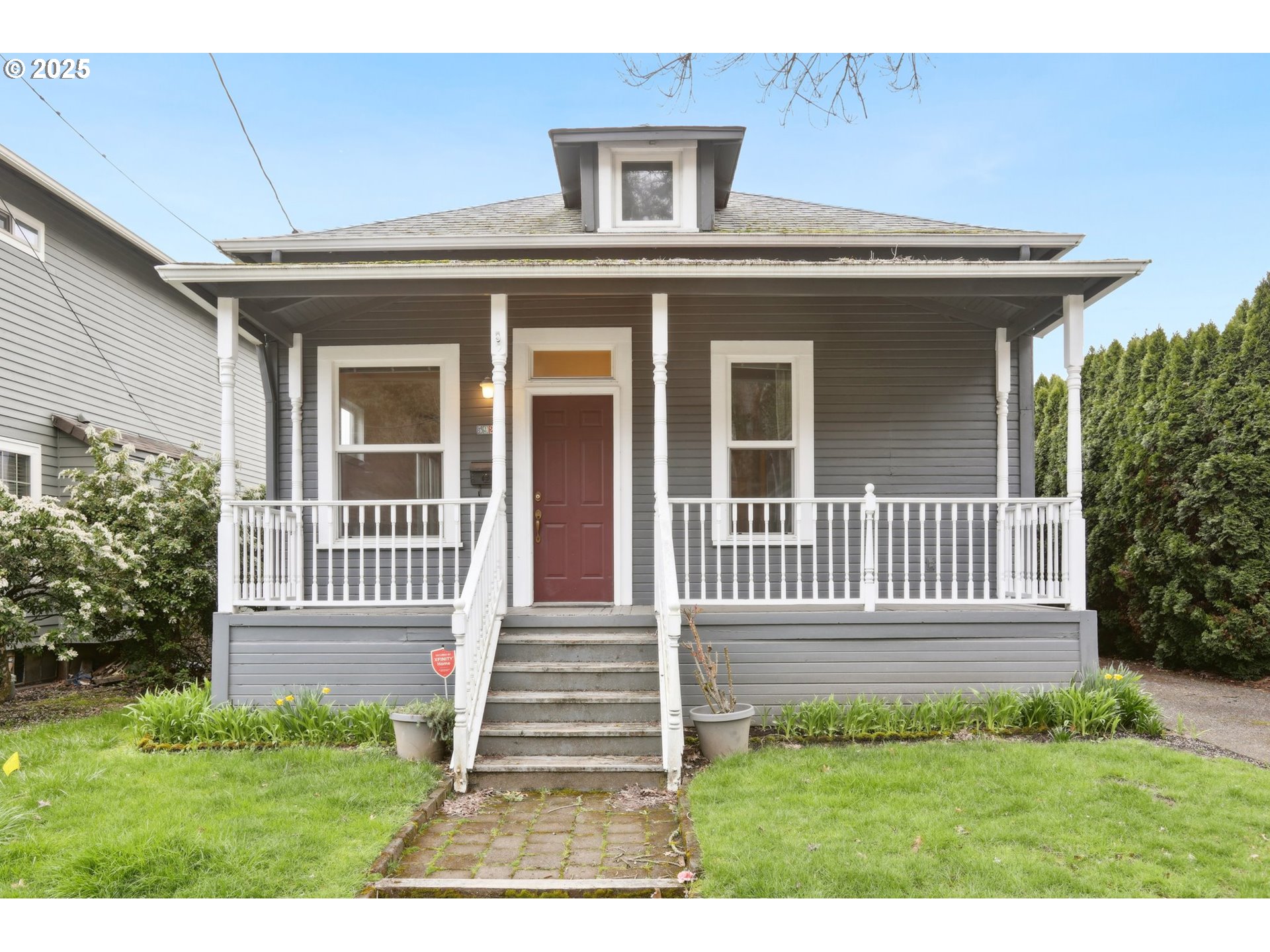 front view of a house
