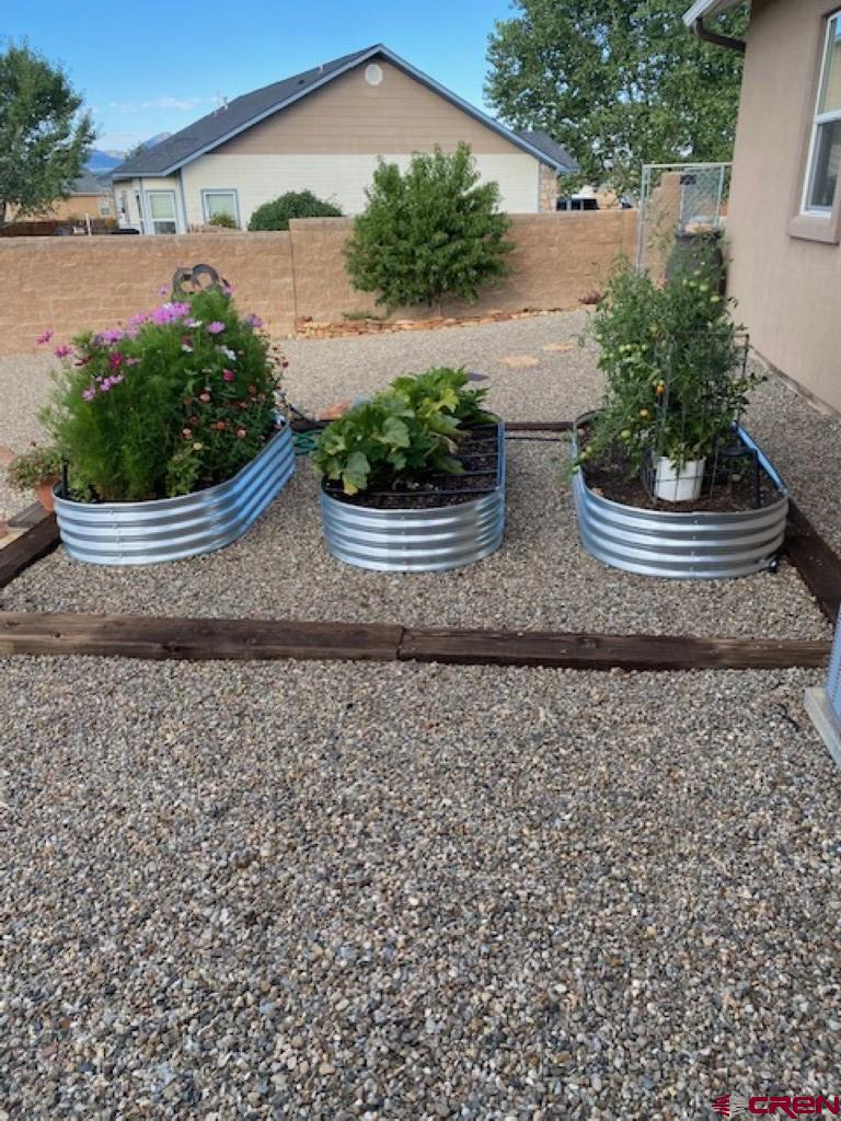 1941 Kaleigh Circle Cortez, CO 81321 - Photo 5 of 35 a view of a yard with potted plants