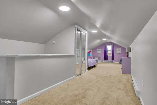 a storage room with washer and dryer