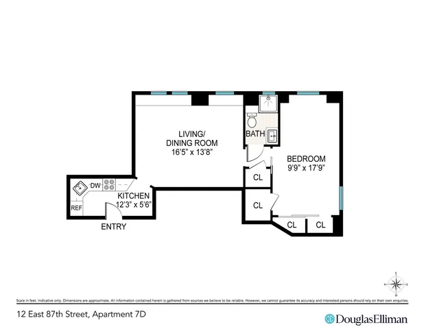 $739,000 | 12 East 87th Street, Unit 6D | Upper East Side