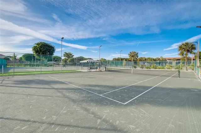 a view of a tennis court