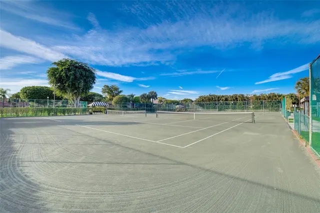 a view of a tennis court