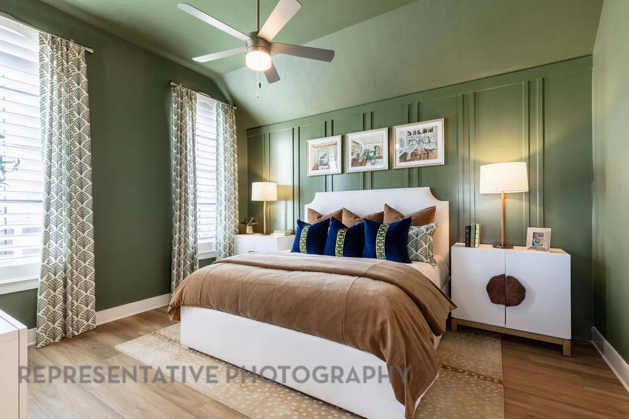 5411 Bonfire Alley Manvel, TX 77578 - Photo 13 of 21 a bed room with a bed and a window