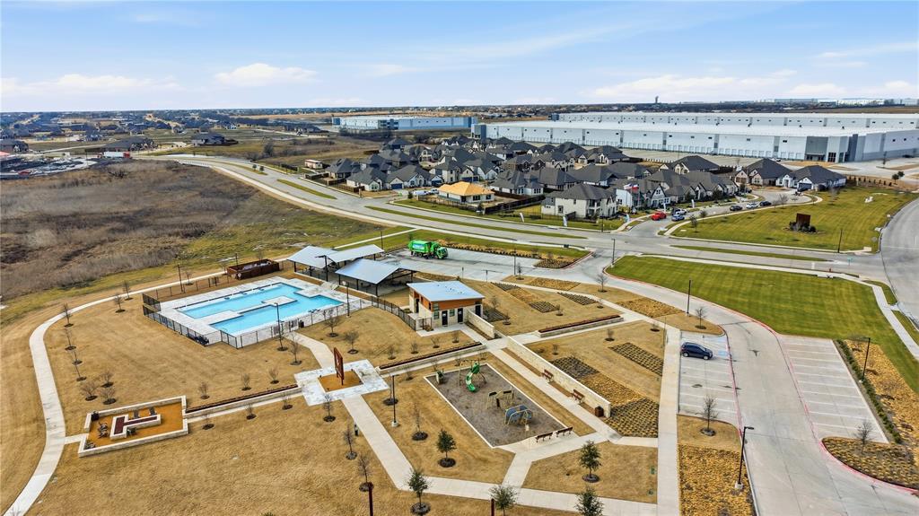 1346 Chisos Way Forney, TX 75126 - Photo 38 of 40 an aerial view of a house with a ocean view