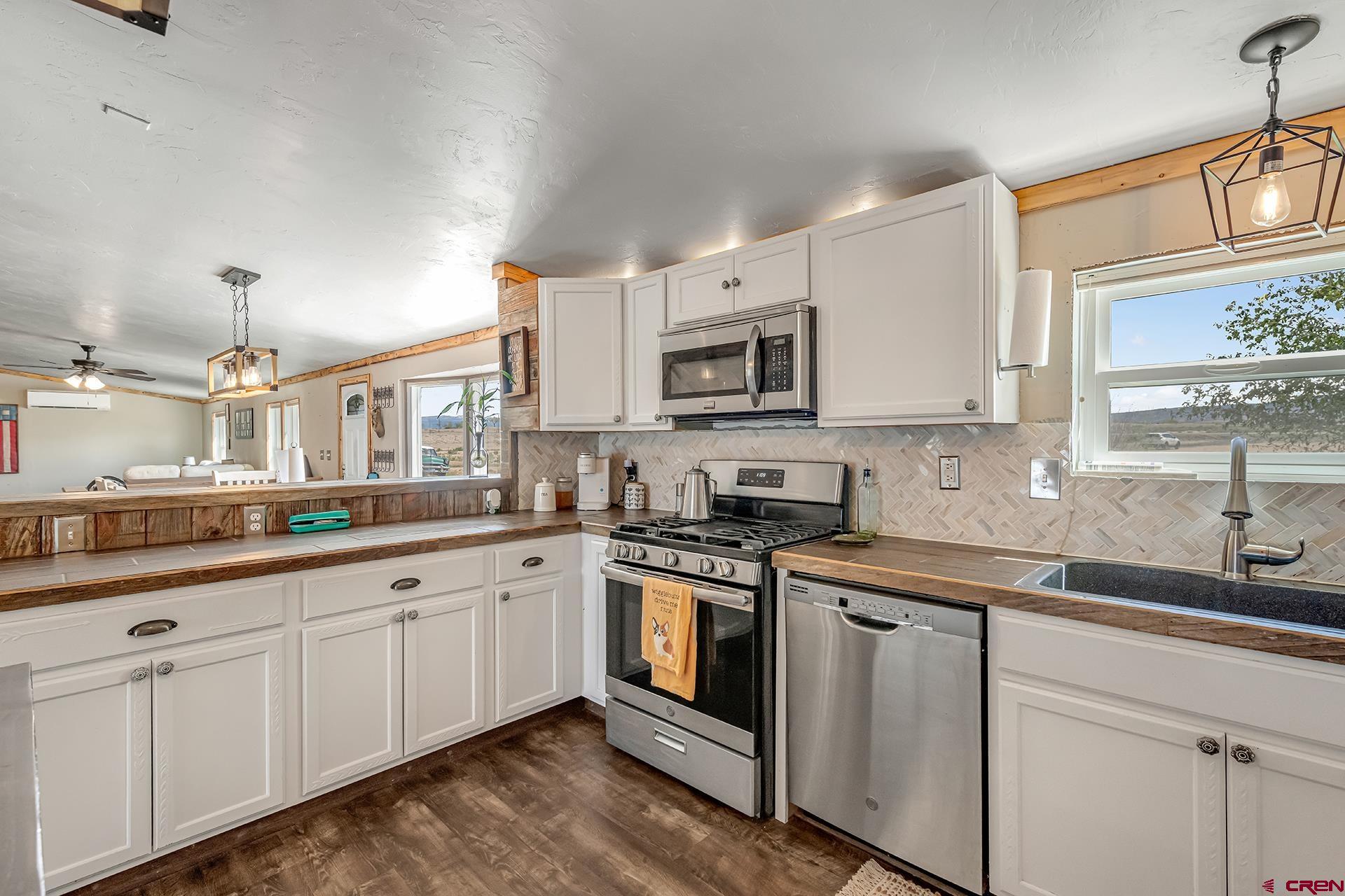 2787 2100th Road Delta, CO 81416 - Photo 12 of 40 a kitchen with stainless steel appliances granite countertop a sink and cabinets