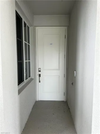 a view of an empty room