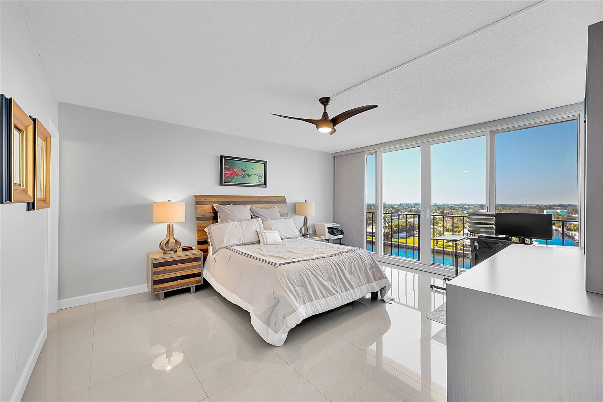 521 North Riverside Drive, Unit 707 Pompano Beach, FL 33062 - Photo 10 of 55 Gorgeous water view from main suite