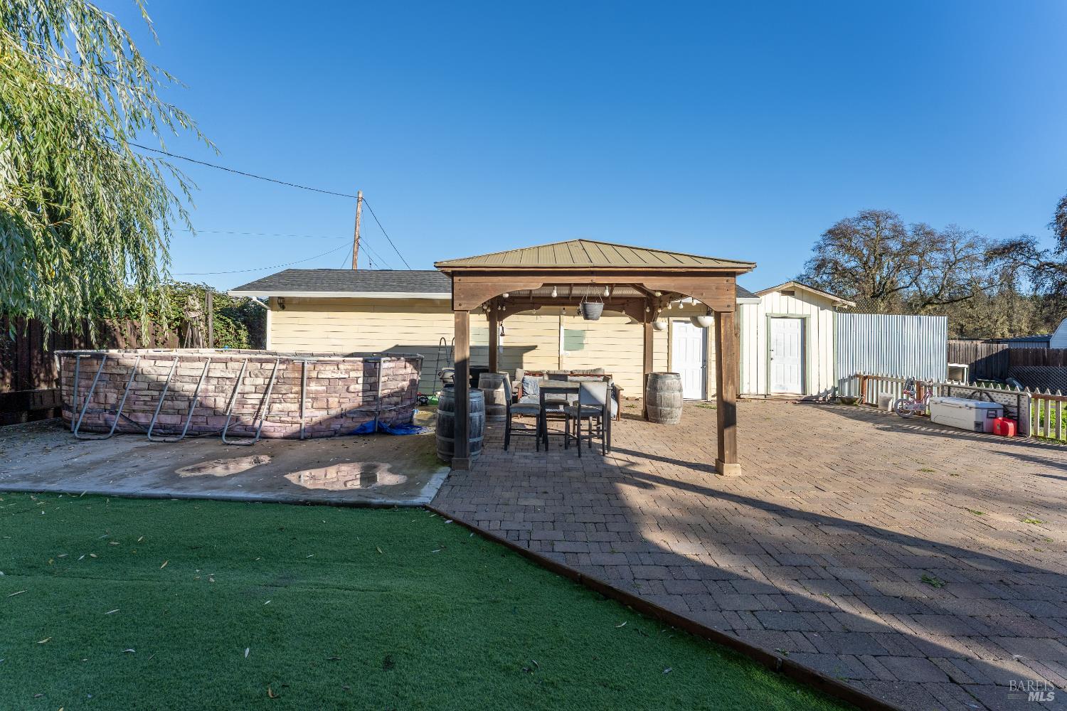 2580 Center Valley Road Willits, CA 95490 - Photo 12 of 43 a view of a house with backyard and sitting area