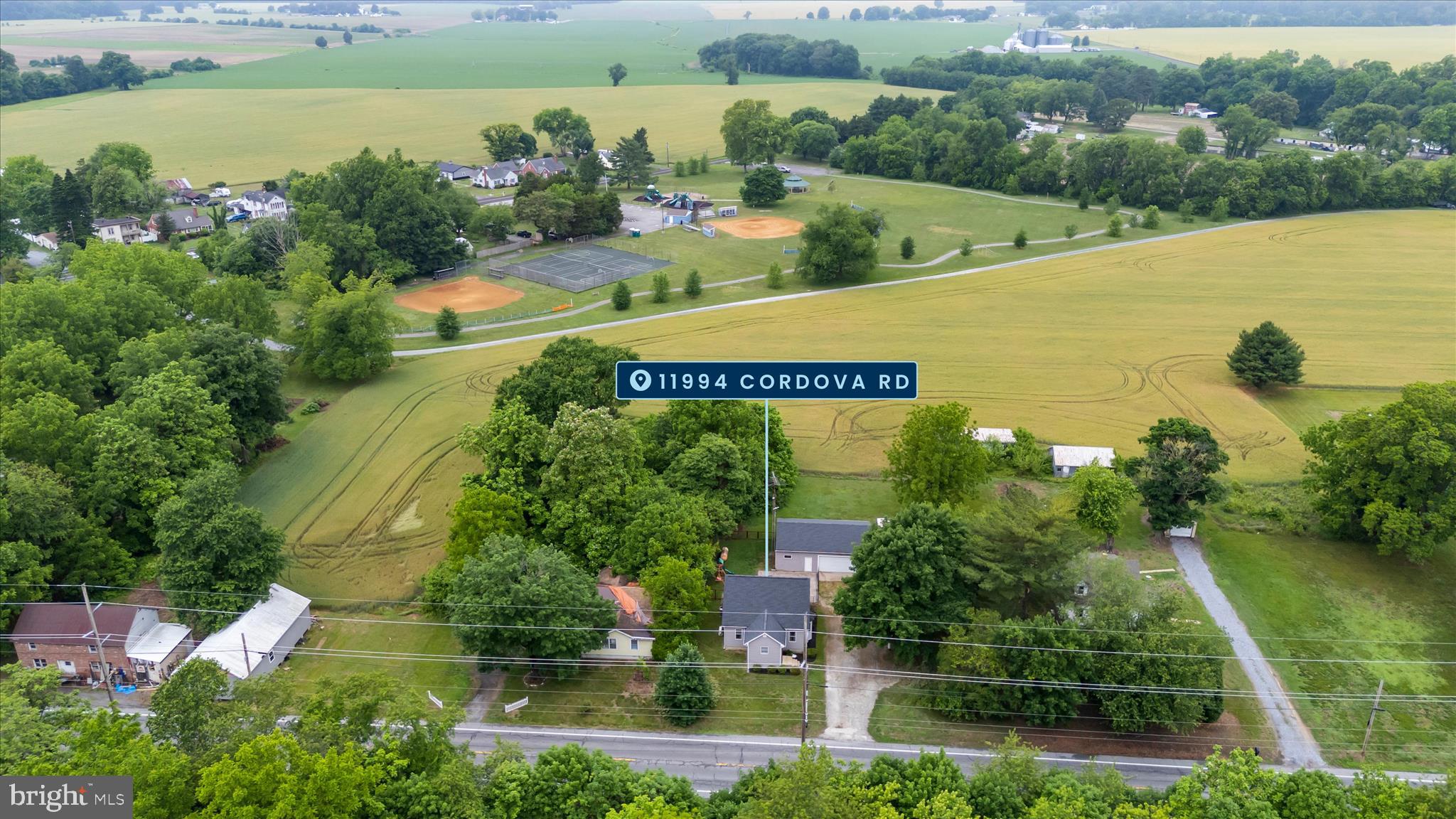 11994 Cordova Road Cordova, MD 21625 - Photo 49 of 57 an aerial view of a city with lawn chairs