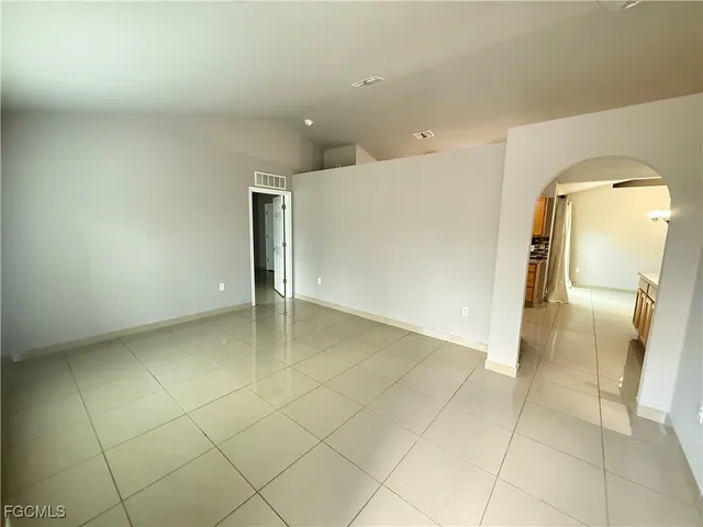 a view of a livingroom with wooden floor