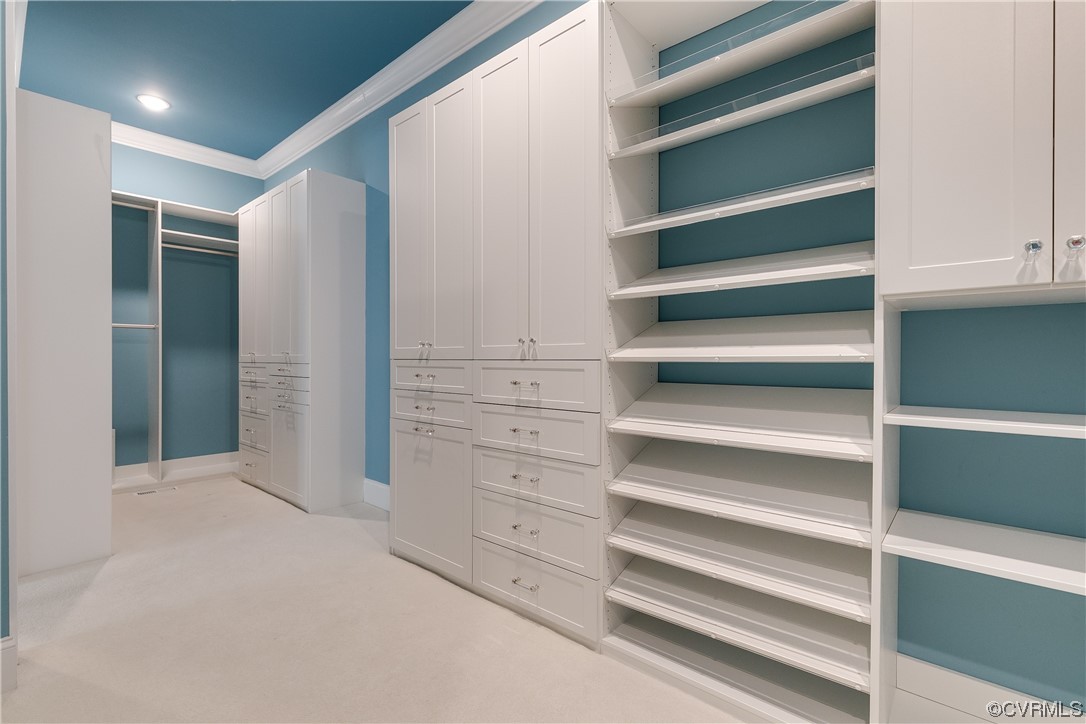 3011 Tideswell Road Midlothian, VA 23113 - Photo 28 of 50 a view of walk in closet with empty racks