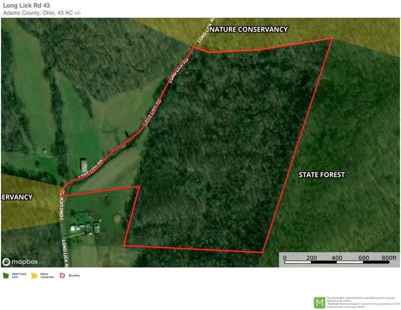 2430 Long Lick Road Stout, OH 45684 - Photo 47 of 47 Long Lick Rd 43 Aerial copy