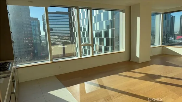 a view of a balcony with an outdoor space