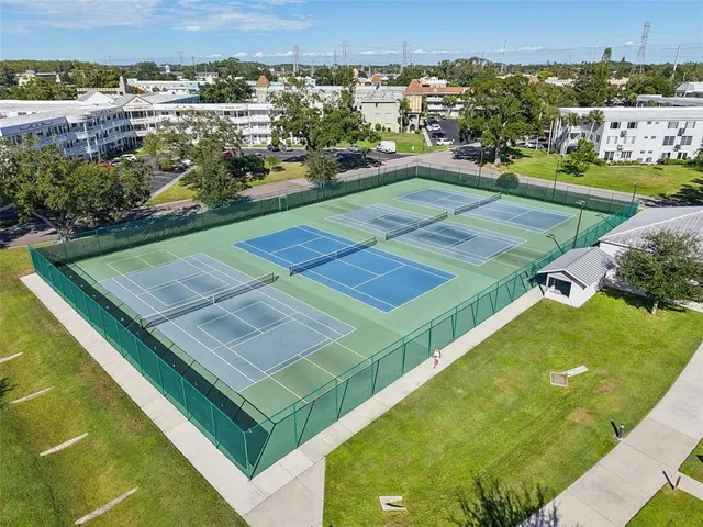 a view of a tennis court
