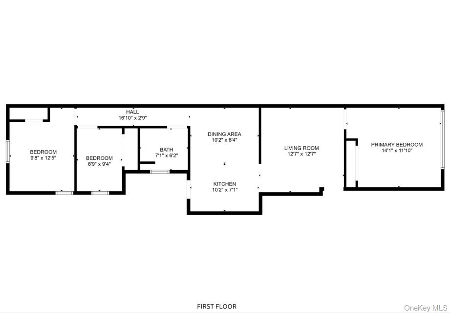 12-16 30th Drive Queens, NY 11102 - Photo 32 of 34 a view of a black and white wall