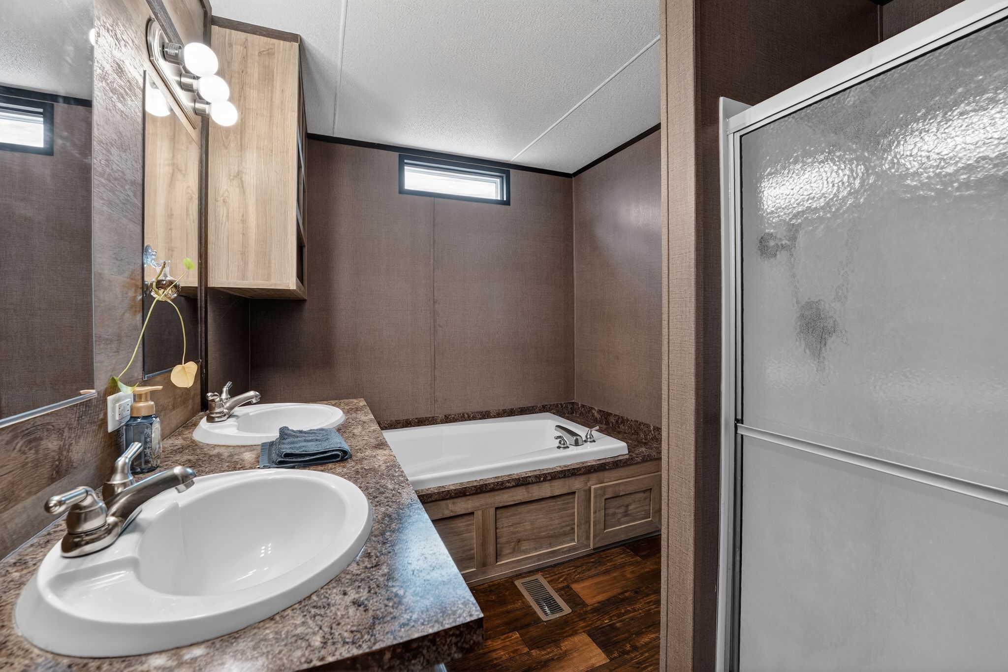 16 4th Street Maxwell, TX 78656 - Photo 31 of 35 a bathroom with a sink and a mirror