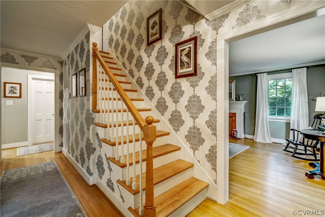 3901 Cheyenne Road Richmond, VA 23235 - Photo 2 of 49 a view of entryway with wooden floor