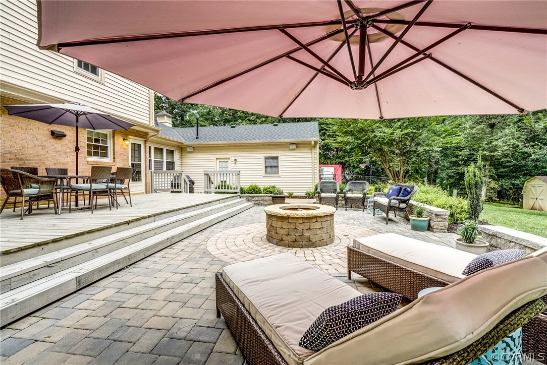 3901 Cheyenne Road Richmond, VA 23235 - Photo 37 of 49 a outdoor space with patio area view with sitting space