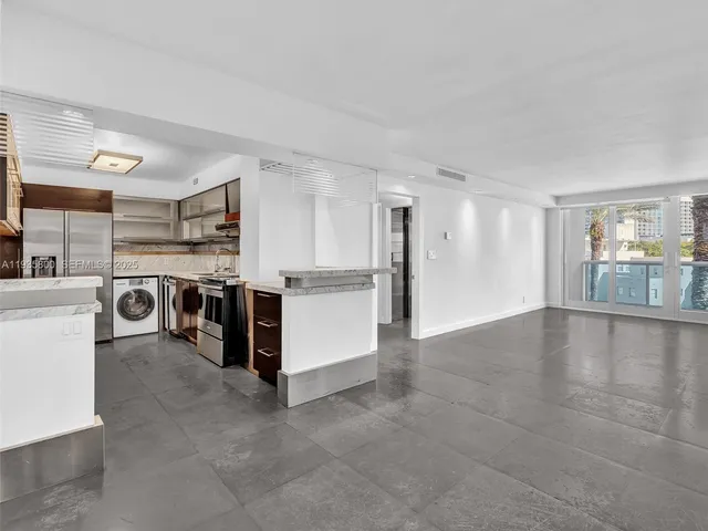 a view of a kitchen with a stove