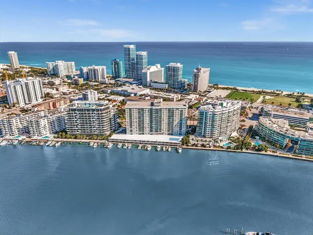 a view of a city with tall buildings