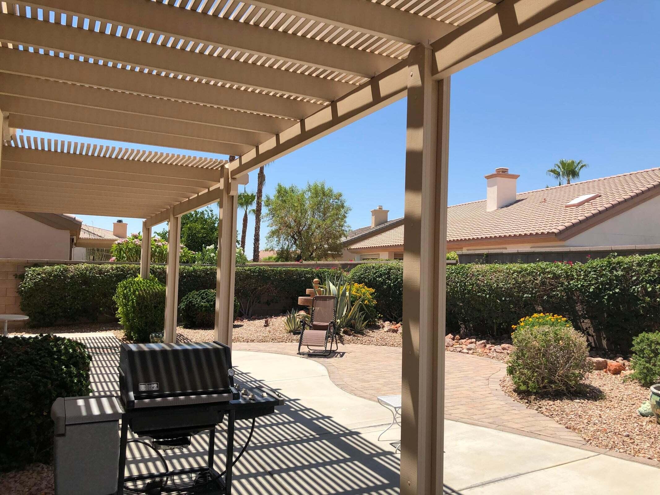 36583 Fan Palm Way Palm Desert, CA 92211 - Photo 16 of 16 a view of a porch with furniture