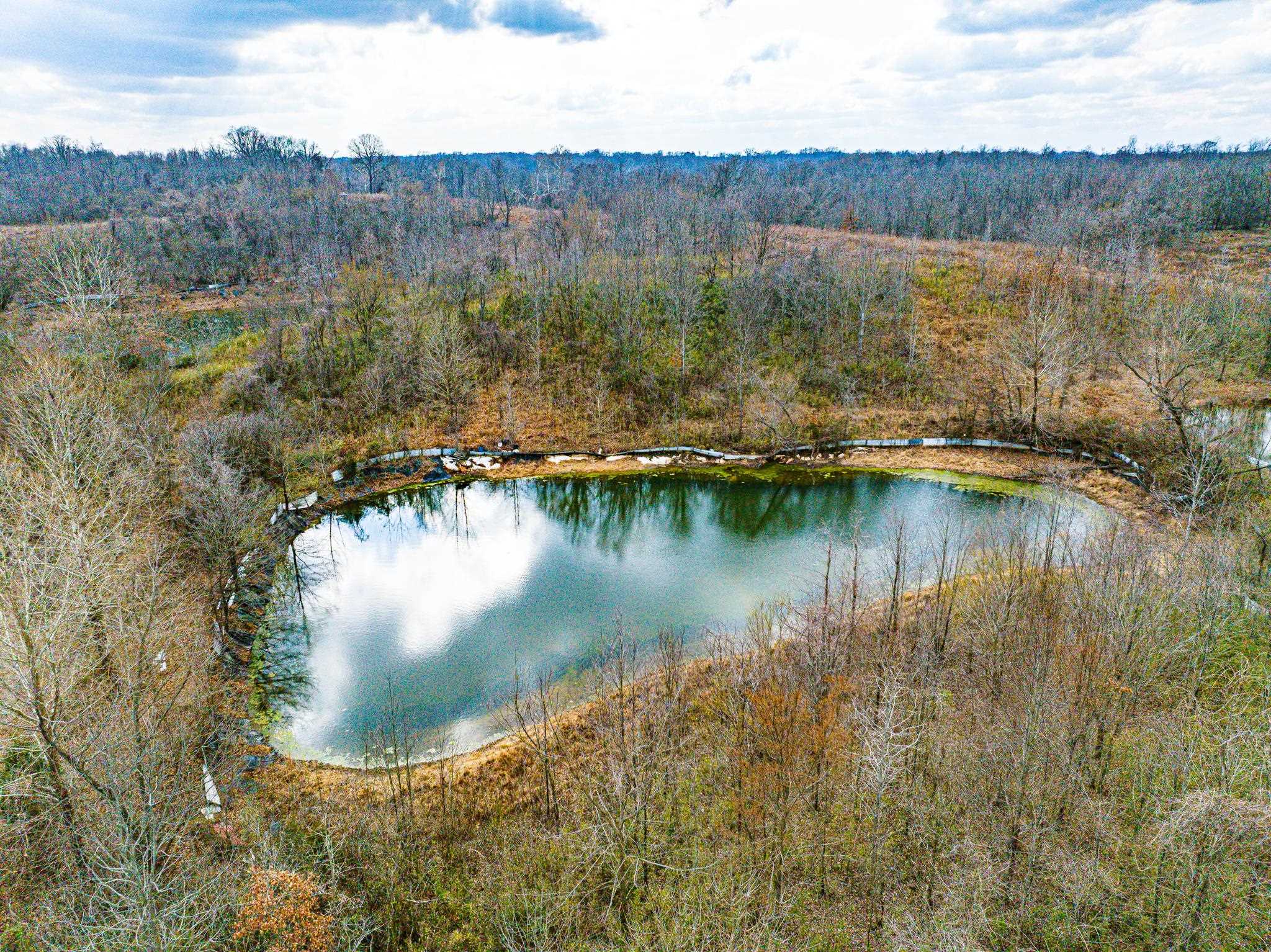 0 Minnick Elbridge Road Hornbeak, TN 38240 - Photo 5 of 31 Drone / aerial view of a heavily wooded area and a nearby body of water