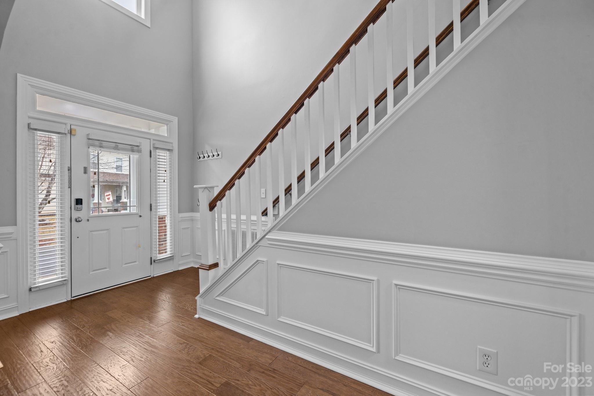 10304 Glenmeade Road Cornelius, NC 28031 - Photo 23 of 47 a view of entryway with wooden floor
