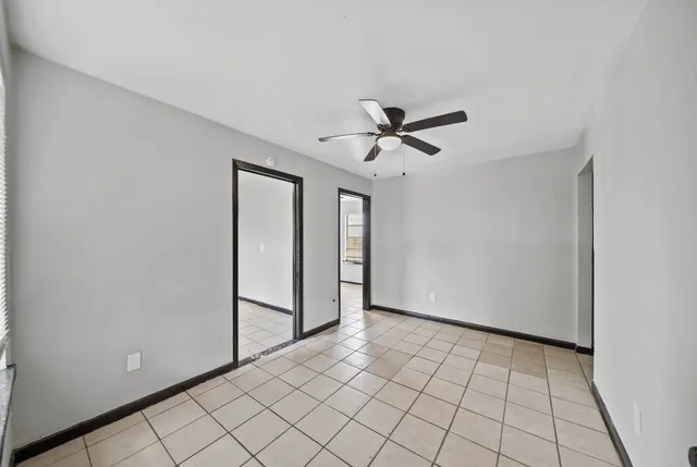 a view of an empty room