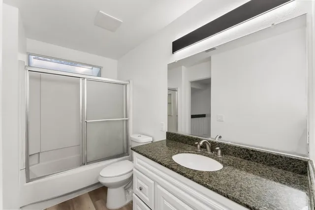 a view of a room with closet area