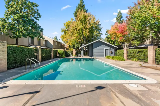 a view of a house with a patio
