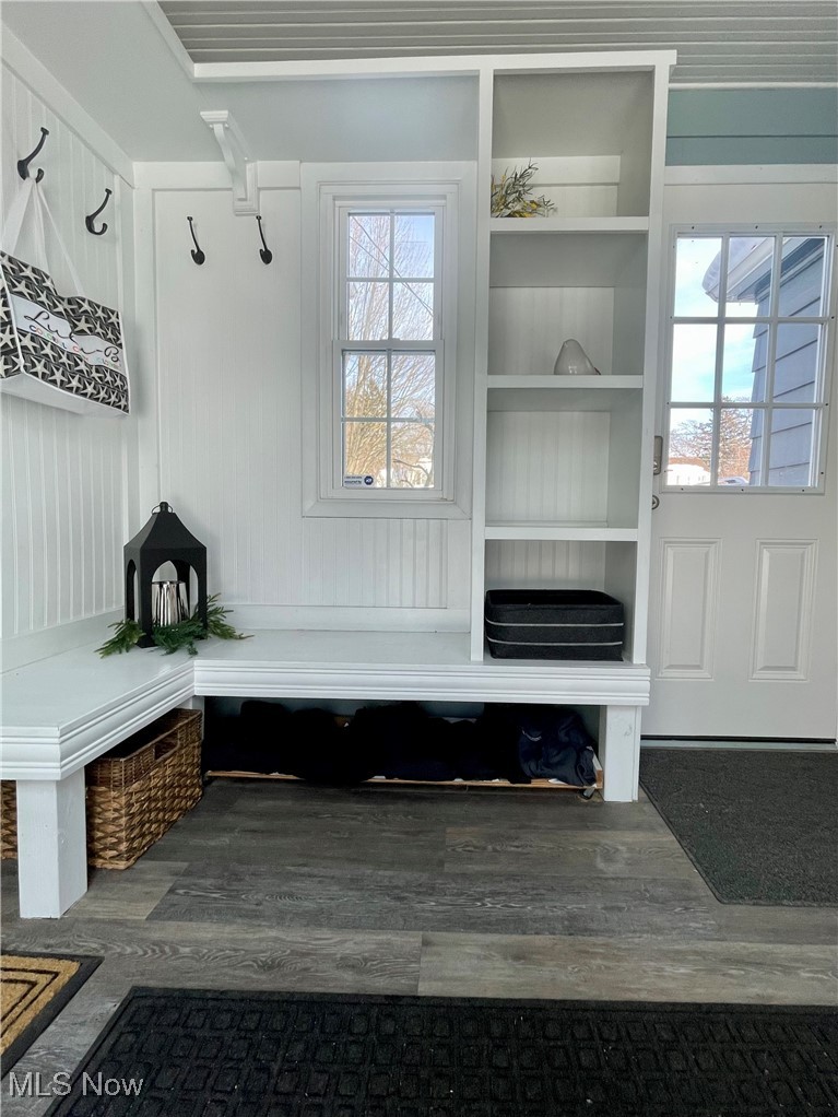 1544 Edgefield Road Lyndhurst, OH 44124 - Photo 4 of 36 Mudroom featuring dark wood-style flooring