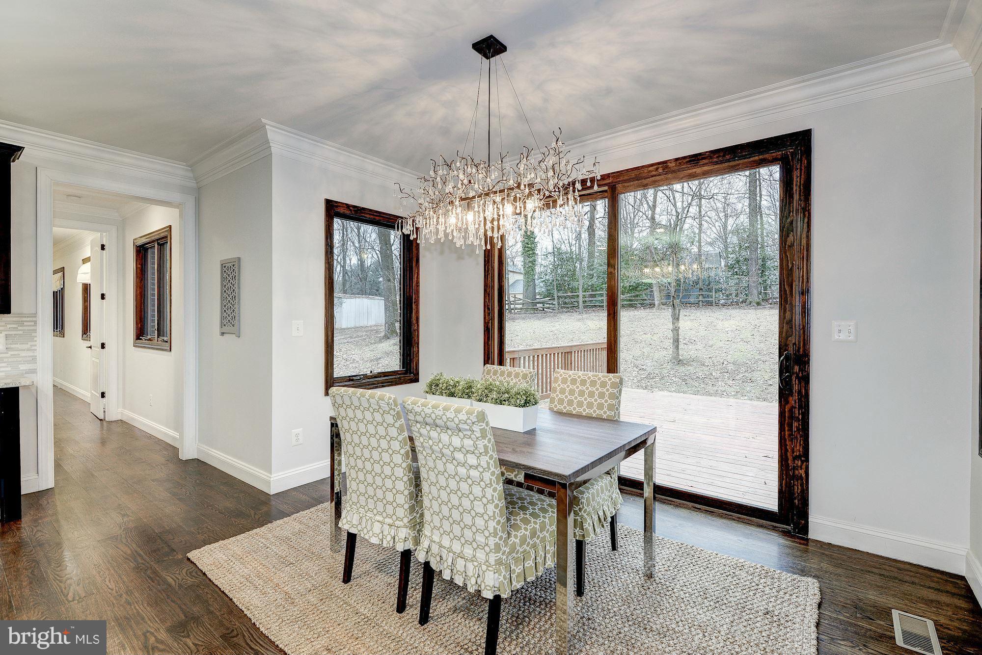 1116 Utterback Store Road Great Falls, VA 22066 - Photo 10 of 30 Kitchen - Breakfast Area overlooking Sun Deck