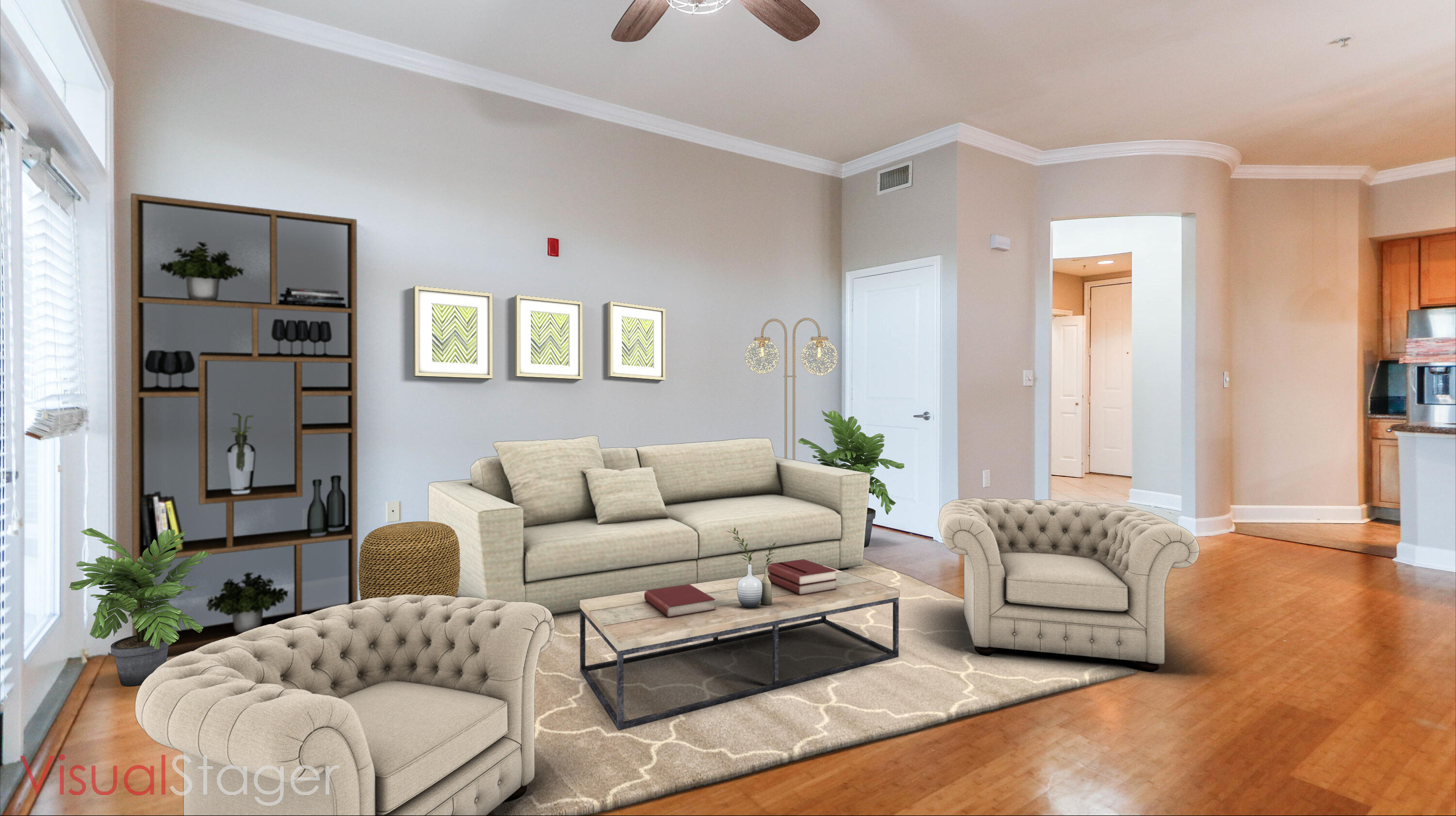 8700 Front Beach Road, Unit 1311 Panama City Beach, FL 32407 - Photo 18 of 65 a living room with furniture and a couch