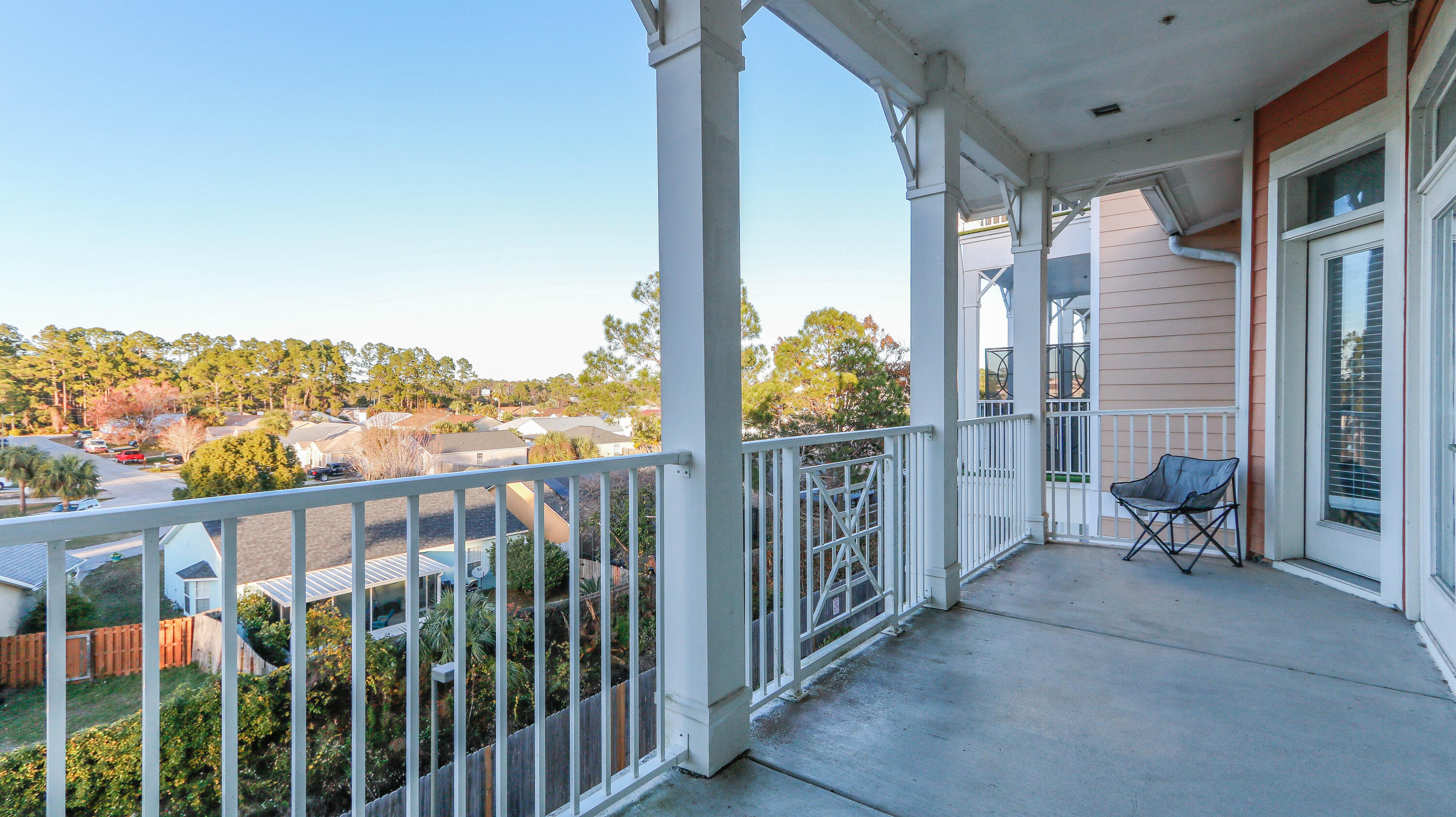 8700 Front Beach Road, Unit 1311 Panama City Beach, FL 32407 - Photo 29 of 65 a view of a balcony with chairs