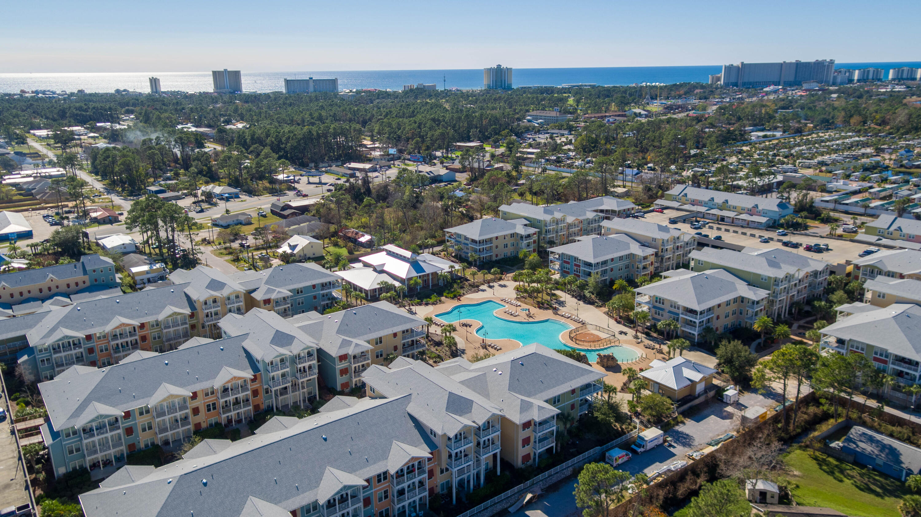 8700 Front Beach Road, Unit 1311 Panama City Beach, FL 32407 - Photo 4 of 65 an aerial view of a city