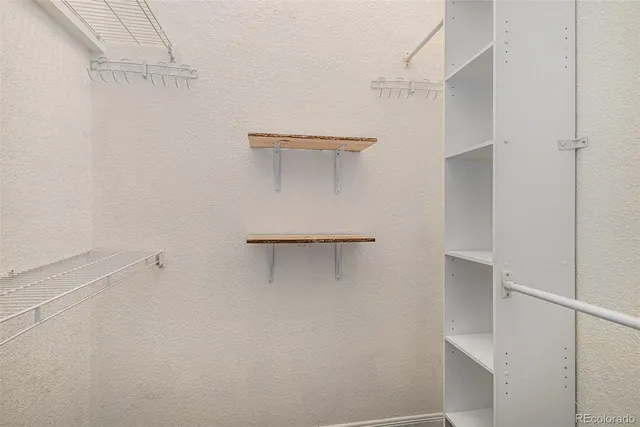 a view of walk in closet