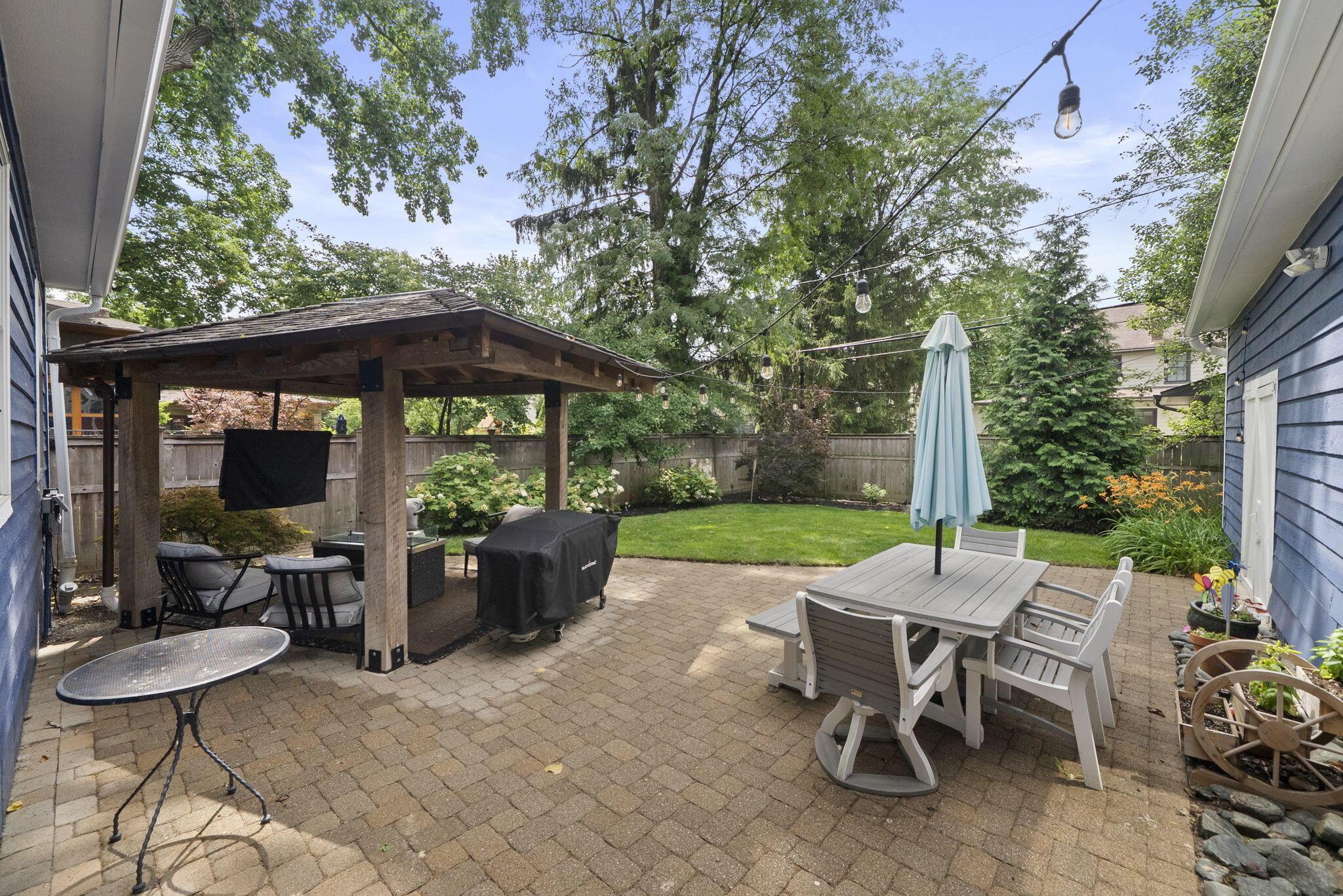 1851 Berkshire Road Columbus, OH 43221 - Photo 85 of 125 Backyard patio, perfect for entertaining, dining, private retreat